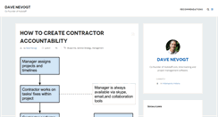 Desktop Screenshot of davenevogt.com